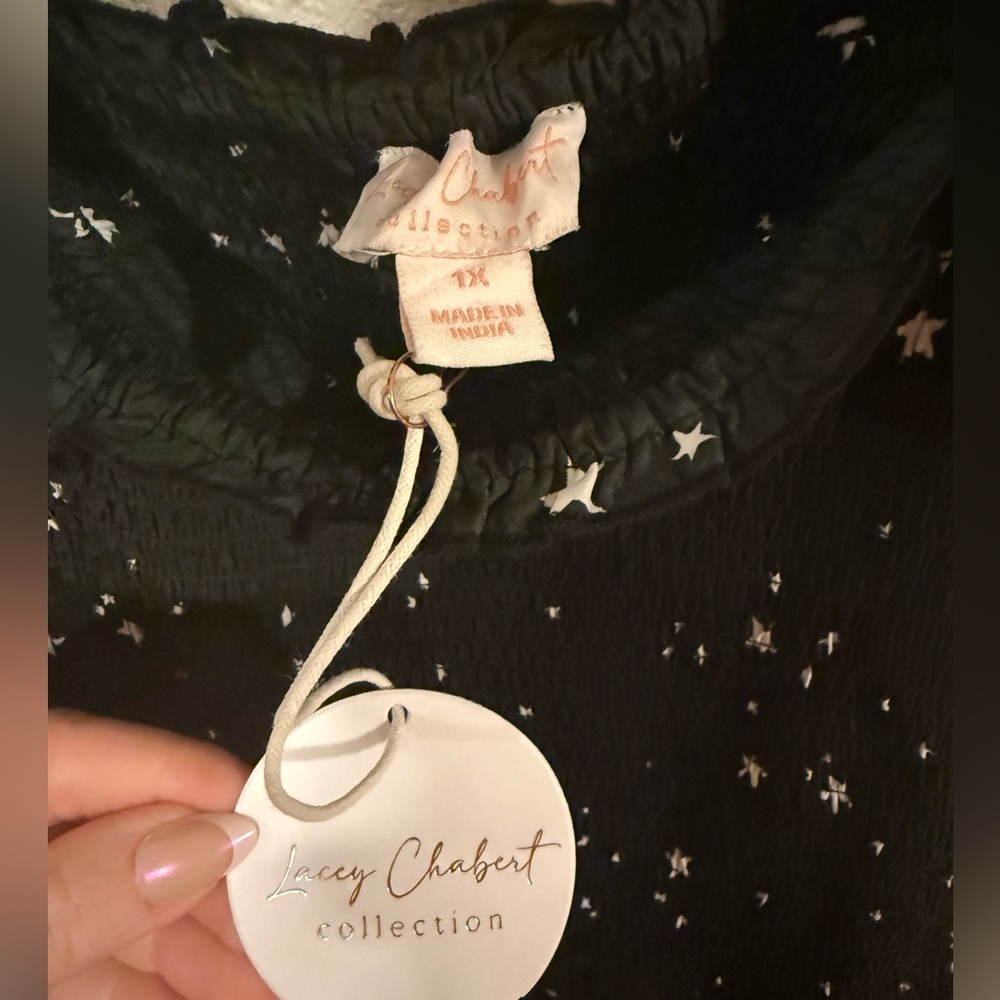 Lacey Chabert Lacey Tiered Dress Size 1X - Picture 4 of 4